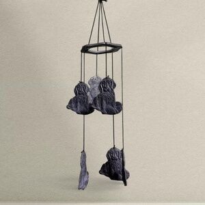 Carson Pewter Dog Wind Chime – Handcrafted Pewter – Vintage Garden Decor